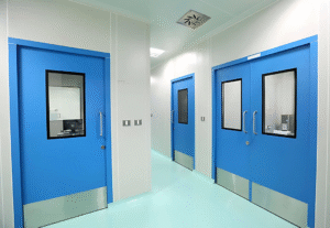 clean room door