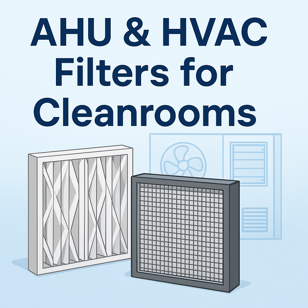 AHU filters for cleanrooms